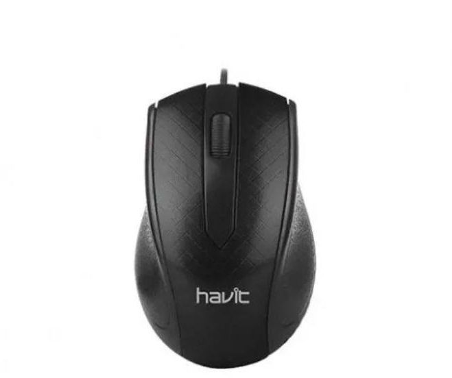 Havit MS80 Optical 1200 DPI, 3 Keys USB Mouse,Black