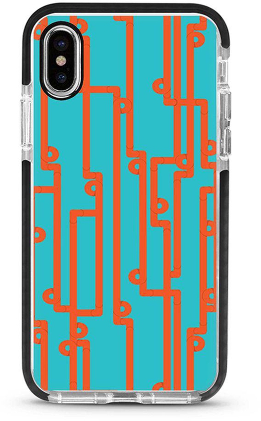 Protective Case Cover For Apple iPhone X/XS Pipe Puzzle Full Print