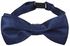 Generic Navy Blue Boys Infants Little Big Kids Satin Bow Tie Adjustable Strap For Wedding Page Boy