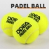 Tennis Ball Padel Balls Yellow High Elasticity Rubber Paddle Ball Tennis Practice Training 3-Balls Can