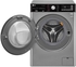 LG F4J9JHP2TD Front Load Washer Dryer, 10.5/7 KG Silver - Free 750g Ariel Detergent & 300ml Downy Softener