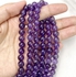100PCS 8mm Natural Amethyst Beads Gemstone, Beads For Jewelry Making