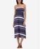 Ravin Striped Dress - Navy Blue