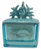 Ceramic Coral Soap Box Aqua blue 10x10 centimeter
