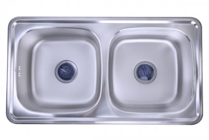 Purity Sink Double Bowl 87*48 Stainless Steel ISD870