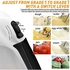 Electric Hand Mixer, 7 Speeds Selection Portable Kitchen Whisk, Lightweight Powerful Handheld Electric Mixer Stainless Steel Egg Whisk with 2 Beaters & 2 Dough Hooks for Cake, Baking, Cooking