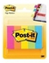 Post-it® Page Markers, 5 X 50 sh/Pack, 1/2" x 1 3/4" [670-5AF] Fluo Colors