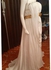WEDDING TALL EVENING DRESS. HIGH QUALITY. OFF WHITE COLOR IMPORTED MADÈ FROM CHIFFON.
