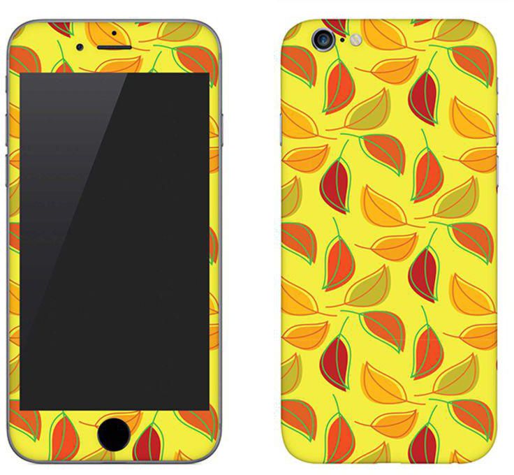 Vinyl Skin Decal For Apple iPhone 6 Plus Autumn Leaves