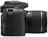 Nikon D3400 - 24.2 MP SLR Camera Black AF-P 18 - 55mm f/3.5 - 5.6 G VR Lens, Black + Nikon AF-P DX NIKKOR 70-300mm f/4.5-6.3G ED Lens Bundle Offer