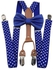 Polka Dot Bow Tie Suspenders For Men, Women