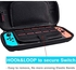 Switch Carrying Case compatible with Nintendo Switch - 20 Game Cartridges Protective Hard Shell Travel Carrying Case Pouch for Nintendo Switch Console & Accessories, Black