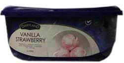 Dairyland Ice Cream Vanilla & Strawberry 2 L