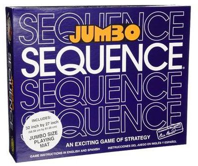 Jumbo Sequence Board Game 8080