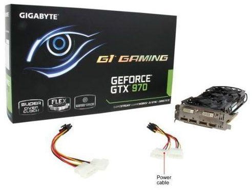 GIGABYTE GV-N970G1 GAMING-4GD GeForce GTX 970 4GB 256-Bit GDDR5 PCI Express 3.0 SLI Support Video Card