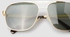 Women's Sunglass With Durable Frame Lens Color Green Frame Color Gold