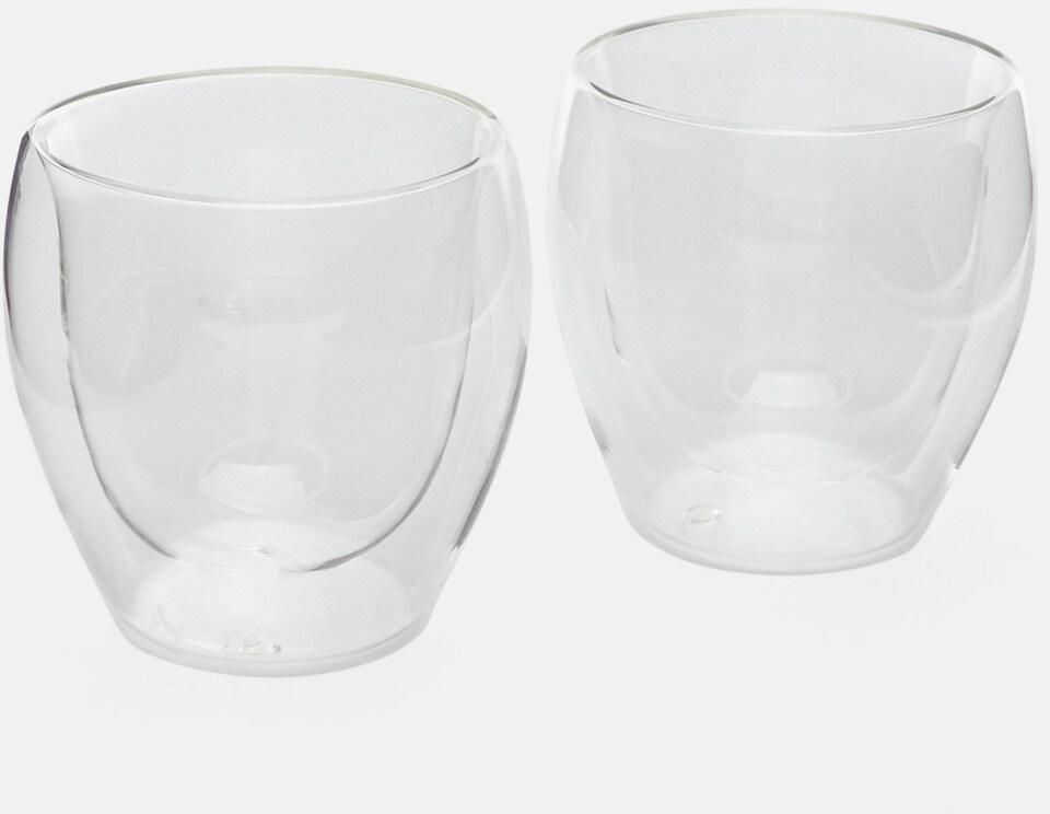 Nanette Lepore 2 Set Of High Borosilicate Glass Coffee Cup 250ml, Transparent
