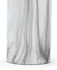 مزهرية سيراميك بتصميم رخامي فريد من نوعه ومصنوعة من مواد ذات جودة فاخرة لمنزل أنيق ومثالي طراز N13-165 أبيض/ذهبي 10 x 20.5سم