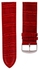 DUOYA 18mm High Quality Soft Sweatband Leather Strap Steel Buckle Wrist Watch Band RD