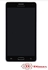 حافظة فروستد متينة مع واقي شاشة زجاجي لهواتف جالكسي نوت 4 SM-N910 - ابيض