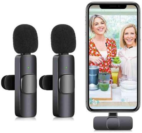 Dual Wireless Microphone For Type C Android &  iPhone