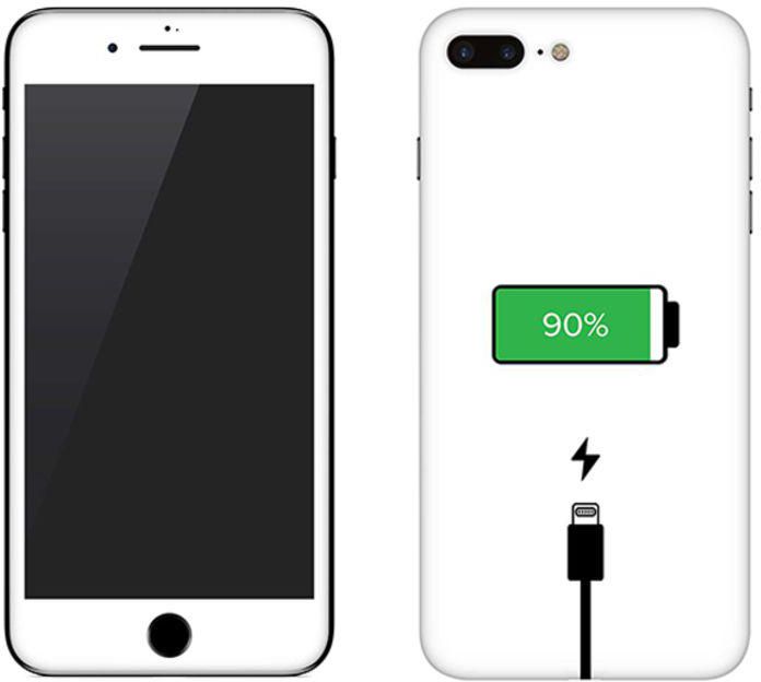 Vinyl Skin Decal For Apple iPhone 7 Plus Battery Charging