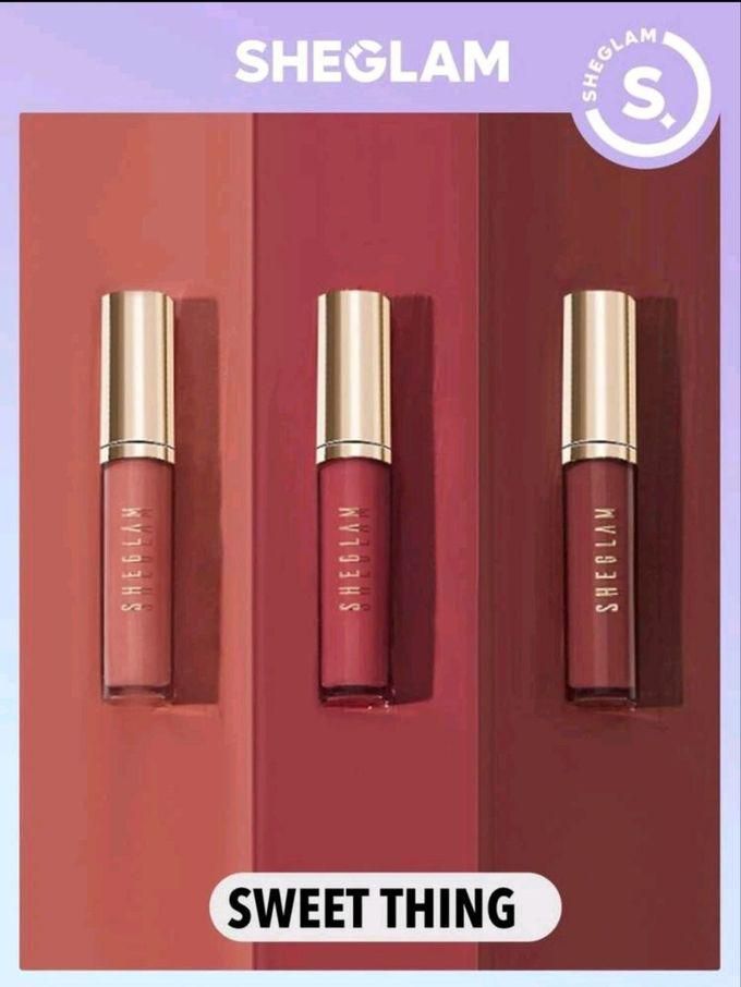 SHEGLAM Matte Allure Mini Liquid Lipstick Set - Sweet Thing-14541