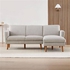 Oliver L-Shaped Sofa, 250 cm, Beige - MH63