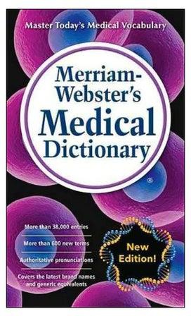 قاموس طبي غلاف ورقي الإنجليزية by Merriam-Webster - 5/12/2016
