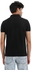 Air Walk Pique Printed Pattern Polo Shirt - Black