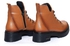Crash Genuine Leather Half Boot For Women - Tan