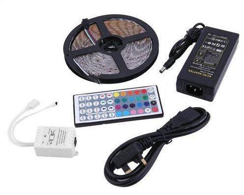 Generic 5050 RGB 5M Led SMD Waterproof Light Strip Lamp +Controller + Power Supply Pure White