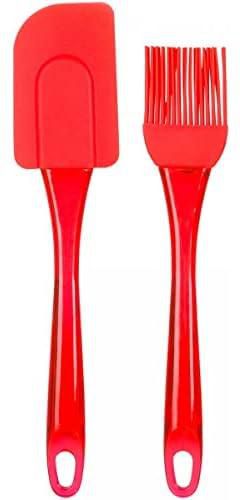 one year warranty_Spatula and Brush 2 x1, Red7546