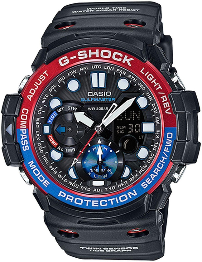 CASIO G-SHOCK GULFMASTER RESIN BAND MENS WATCH GN-1000-1A