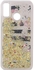 Huawei Y9 2019 - Silicone Cover With Prints And Moving Glitter