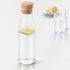 IKEA 365+ Carafe with stopper - clear glass/cork 1 l