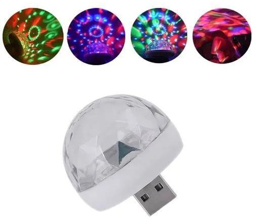 DISCO LIGHTS;- Mini USB LED Magical DJ Disco Lights 3.EASY TO USE - Just plug the light into your phone(with connector)and it automatically lighting, Compatible with all USB output
