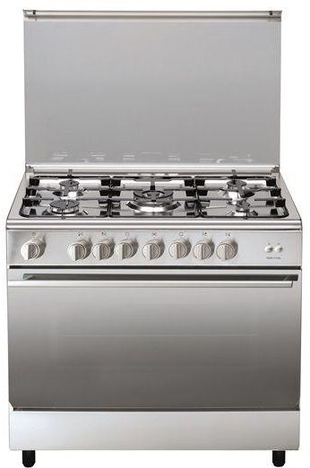 Gas oven burners 5 by Ariston,, Silver , A9GG1FC-X-EX1