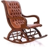 Rocking chair Beech wood Havan leather