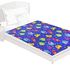 Shopkins Fleece حجم Twin/Single نمط Polka Dot,Purple - Bed Blankets
