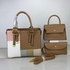 3 In 1 High Quality Leather Office Ladies Handbag