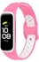 Watch Strap Compatible with Samsung Galaxy Fit 2 Silicone Replacement Wristbands