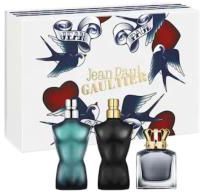 Jean Paul Gaultier (M) Mini Set 3 X 7ml (Le Male Edt + Le Male Edp Intense + Scandal Pour Homme Edt)