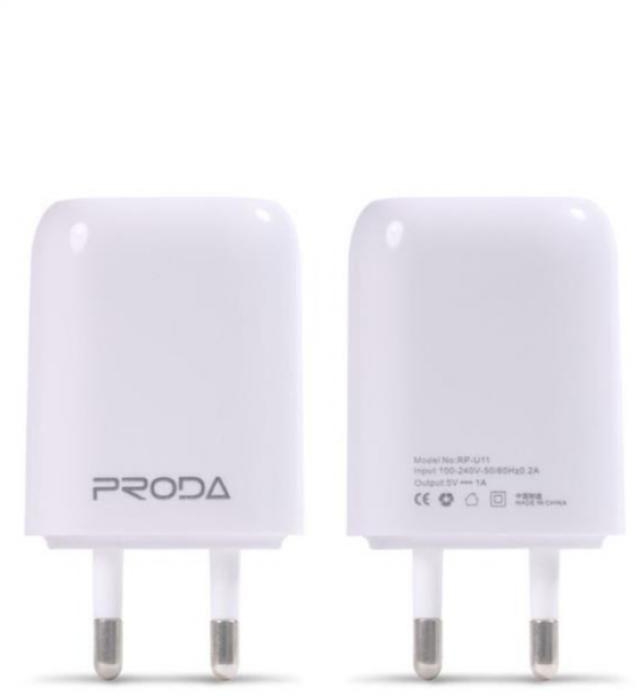 Generic RP-U11 Single Port USB Adpater & Home Charger - White