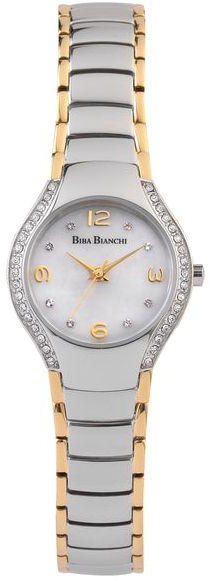 Biba Bianchi Women's Watch Gold Tone White Dial & Stainless Steel Band - BB-W21243072