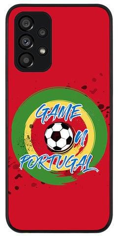 Rugged Black edge case for Samsung Galaxy A13 (LTE/4G) Slim fit Soft Case Flexible Rubber Edges Anti Drop TPU Gel Thin Cover - Game on Portugal