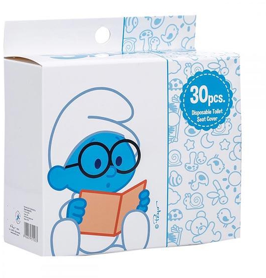 The Smurfs Disposable Toilet Sheet - 30 Pcs