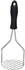 Generic Stainless Steel Potato Masher With Plastic Handle - Black