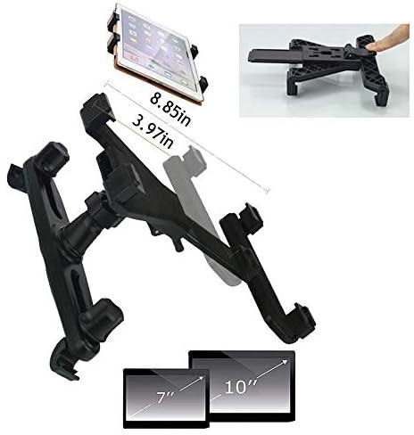 Car Headrest Holder, Adjustable Universal Tablet Headrest Mount Car Seat Stand Cradle Fit For Smartphones Tablets Mobile Phone iPad Between 7-10 inches