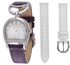 Aigner Arte For Women Swiss Made Silver Dial Interchangeable Leather Band Watch - A32217D